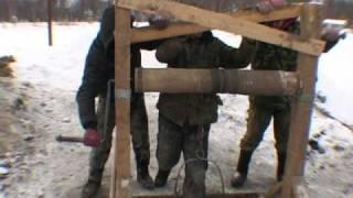 Большая редкость: Как  вырыть колодец. ВИДЕО.
