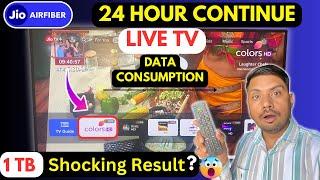 I Survived 24 Hours on Jio Airfiber's Live TV Data Consumption Test Result Are Shocking! 