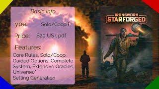 Ironsworn : Starforged Solo / Coop RPG Review