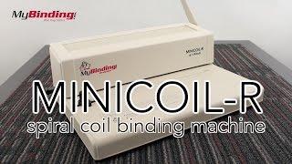 MiniCoil-R Spiral Coil Punch Machine - Round Hole | Mybinding.com