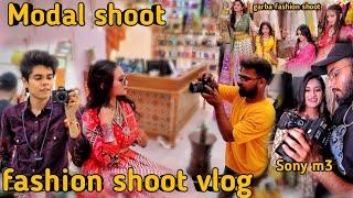 Garba fashion shoot vlog ।। Sony m3 model shoot ।। anuj meena vlogs