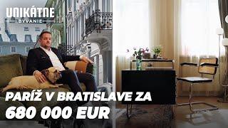 Navštívil som jedinečný staromestský byt v Bratislave s nádychom Paríža za 680 000 eur