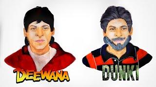 Shah Rukh Khan Journey Art (1992 to 2024) | Bollywood Journey | From "Deewana to Dunki" Movie