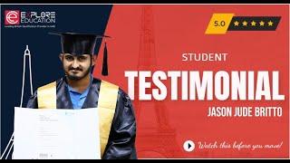 Student Testimonial | Jason Jude Britto | Level 5 Business | Sharing his Journey at Explore.