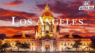 4K UHD Drone | Los Angeles USA - Amazing Aerial Film - Peaceful Piano Music