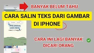 Cara salin teks dari gambar di iphone