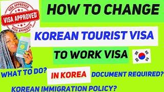 South Korean Visit Visa to Work Visa in 2024 / how to apply for Korean visa