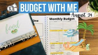 Budget With Me August 2024 | Single Mum Budget | Frugal Living UK