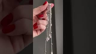 Серьги, цепь, кафф с кристаллами. Ручная работа, индивидуальный дизайн.