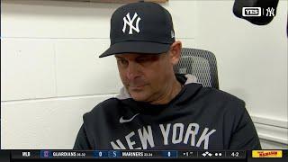 Aaron Boone on calls made in 10th inning & loss at BOS