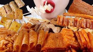 ASMR 신기한 중국간식 먹방 | Chinese Snacks | 마라곤약, 설곤약, 새우곤약, 콩고기, 팽이버섯, 어두부, 건두부, 라티아오 | Eating Sounds