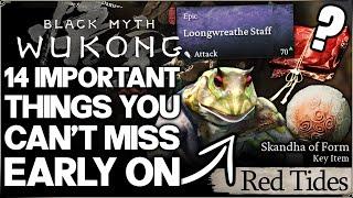 Black Myth Wukong - Hidden Bosses & Best Weapon Early - 17 GAME CHANGING Secrets in Chapter 1 & 2!