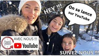 24H AVEC NOUS ⏰ / ON CE LANCE SUR YT / première video !!!