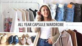 A Whole Year in my Capsule Wardrobe: how I use my basic capsule wardrobe in every season