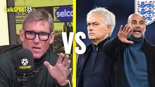 Simon Jordan CLASHES With England Fan Who Would 'Rather' Have Jose Mourinho OVER Pep Guardiola! 