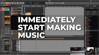 Bitwig Studio 5 - IMMEDIATELY Start Making Music