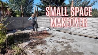 Small Space Makeover | Finally Setting Up the Cut Flower Patio!