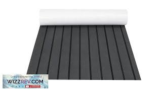 Marine Flooring Faux Teak EVA Foam Boat Decking Sheet Grey+Black 2400x600x6mm Review