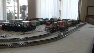 Märklin HO : DB V60 diesel with long fret train ... pwned !