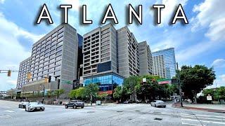 Atlanta Georgia, USA: Exploring Downtown Atlanta - 4K Driving Tour