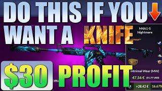$30 PROFIT DO THIS TRADEUP IF YOU WANT A KNIFE | CSGO SUPER PROFITABLE TRADEUP