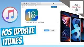 How to Update ios of iPad using iTunes 2023 | Update ios of iPad to ios 16 using iTunes