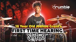 16 Year Old Gospel Drummer's First Time Hearing SLIPKNOT