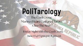 Middle East explosions - LA Standoff; PoliTarology with the Cool Crone, Marina and Cleo