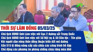 Thời sự tối Lâm Đồng ngày 05/03/2025 | Lâm Đồng TV