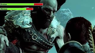 Kratos vs. Baldur (Second Fight) with healthbars