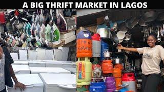 MARKET VLOG | THRIFT (SECOND HAND ) KITCHEN WARE / HOUSEHOLD APPLIANCES MARKET IN NIGERIA