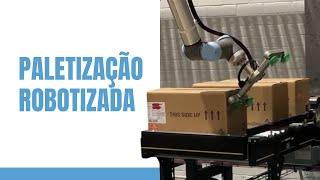 Paletização robotizada com cobots