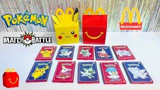 McDonald’s POKÉMON Match Battle Happy Meal Collection! Complete Set Sept. 2023 