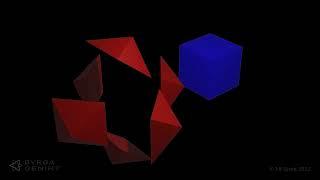 Double cube to rhombic dodecahedron