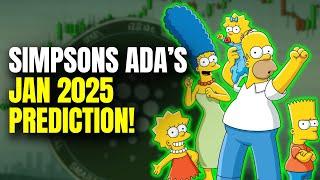 The Simpsons PREDICT Cardano ADA PRICE On JANUARY 10, 2025!!