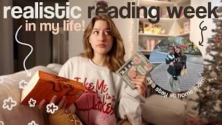 how much i realistically read in a week! *as a sahm!*  mood read with me! *spoiler free!*