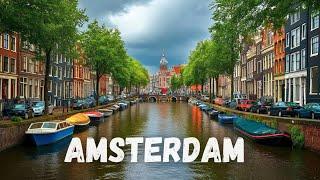 Walking in Amsterdam  | Exploring the Beautiful Streets of the Netherlands