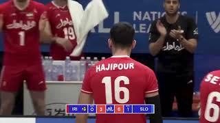 VOLLEYBALL NATIONS LEAGUE 2023 | Best rallies in Iran Vs Slovenia Match