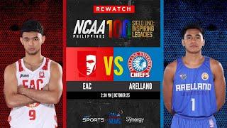 EAC vs Arellano (Men’s Basketball) | NCAA Season 100 - Replay