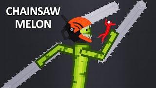 I Turn Melon Human Into CHAINSAW MAN - People Playground
