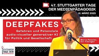 Deepfakes: Gefahren und Potenziale für Politik und Gesellschaft - Vortrag von Maria Pawelec
