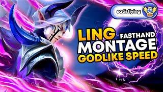 LING MONTAGE FASTHAND - LIGHTNING SPEED PERFECT ULTI ( SATISFYING ) Top Global Ling Mobile Legends