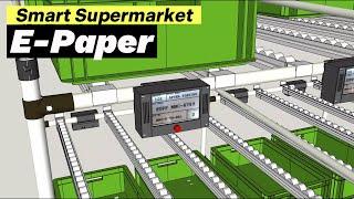 E-Paper Label Box for Smart Supermarket | RFID & Pick-to-Light System