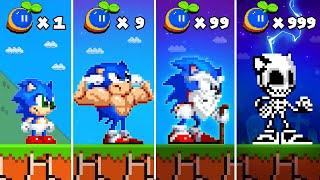 Super Mario Bros. but Seeds Make Sonic the Hedgehog Growing Up