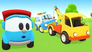 Helper cars & Leo the Truck! Police cars for kids. Cartoons for kids in English.