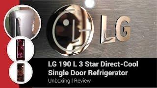 LG 190L Single Door 3 Star Refrigerator | Unboxing | Review | Best refrigerator links in discription