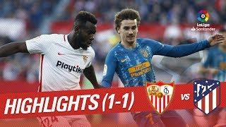 Highlights Sevilla FC vs Atlético de Madrid (1-1)