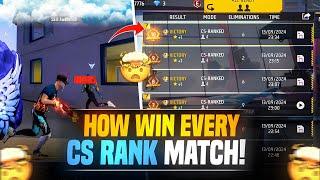 HOW TO WIN EVERY CS RANK MATCH IN FREE FIRE #freefire #csrank #playgalaxy