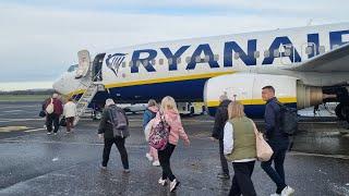 GLASGOW Prestwick Airport Today - DRAMA Before Ryanair Flight.........