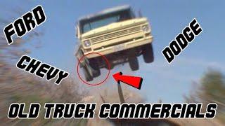 OLD TRUCK COMMERCIALS! (Chevy, Ford, Dodge)